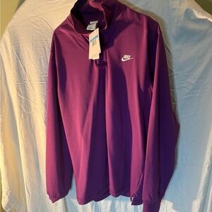 Nike long sleeve polo button up